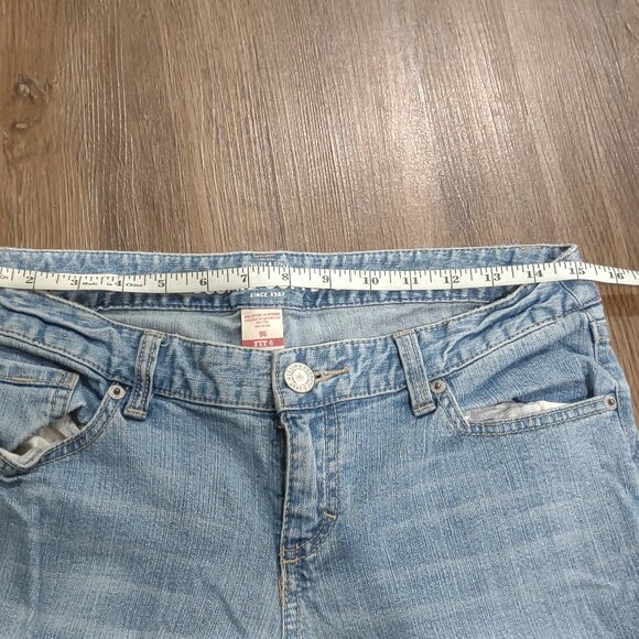 Vintage 2000s Mossimo Supply Co. Low Rise Boot Cut Blue Jeans - Size 6 - Picture 3 of 8